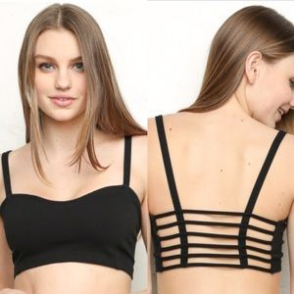 Brandy Melville Chiyo caged bralette RARE